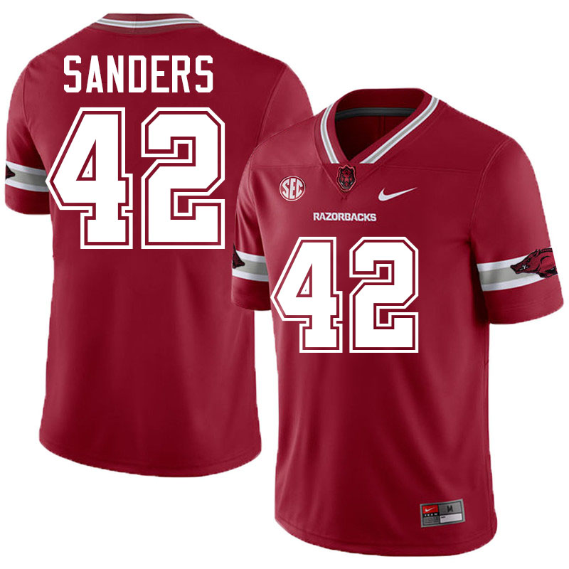 Drew Sanders Arkansas Jersey,Arkansas Razorbacks #42 Drew Sanders Jersey Youth College-Alternate